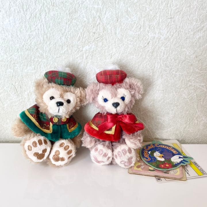 専用】ディズニーシー クリスマス ダッフィー シェリーメイ ぬいぐるみストラップ