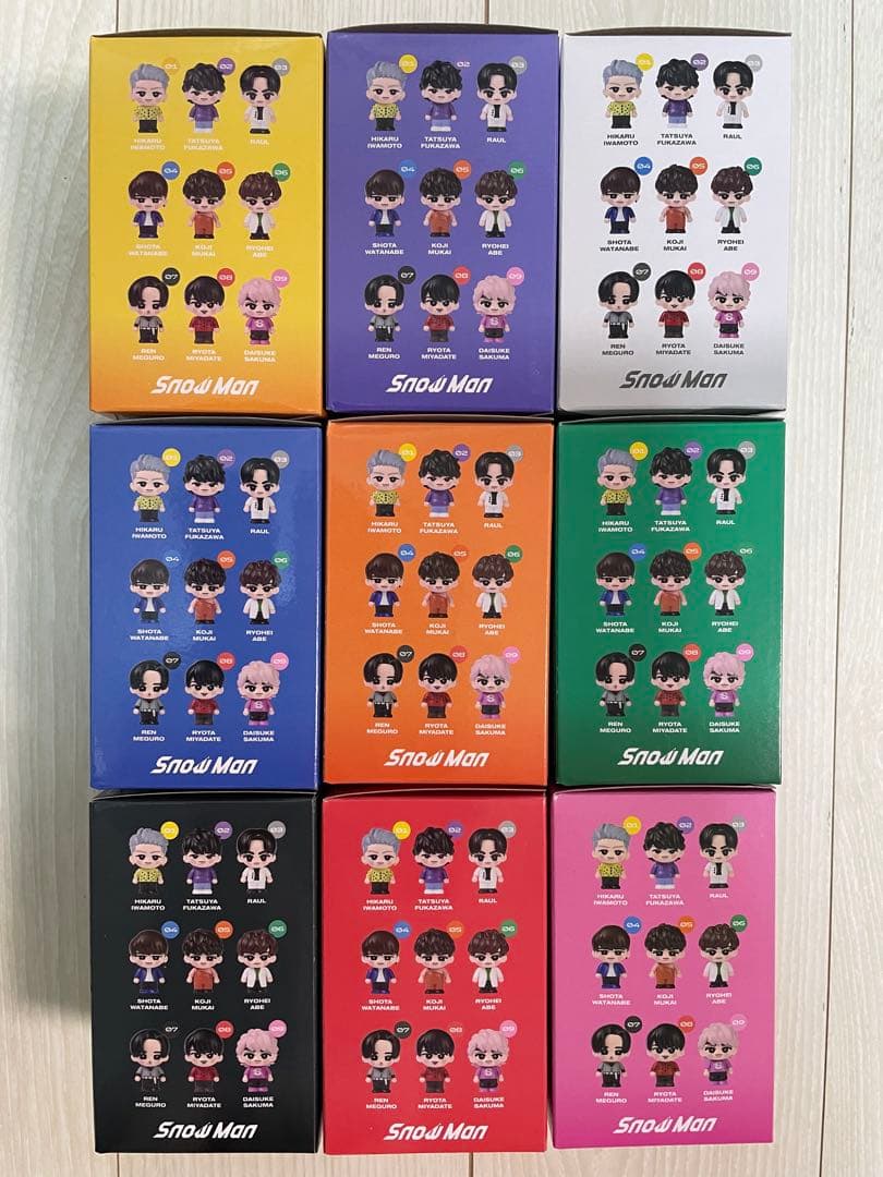 Man ドームツアー2026 ONすのチルソフビ　コンプリート 9体