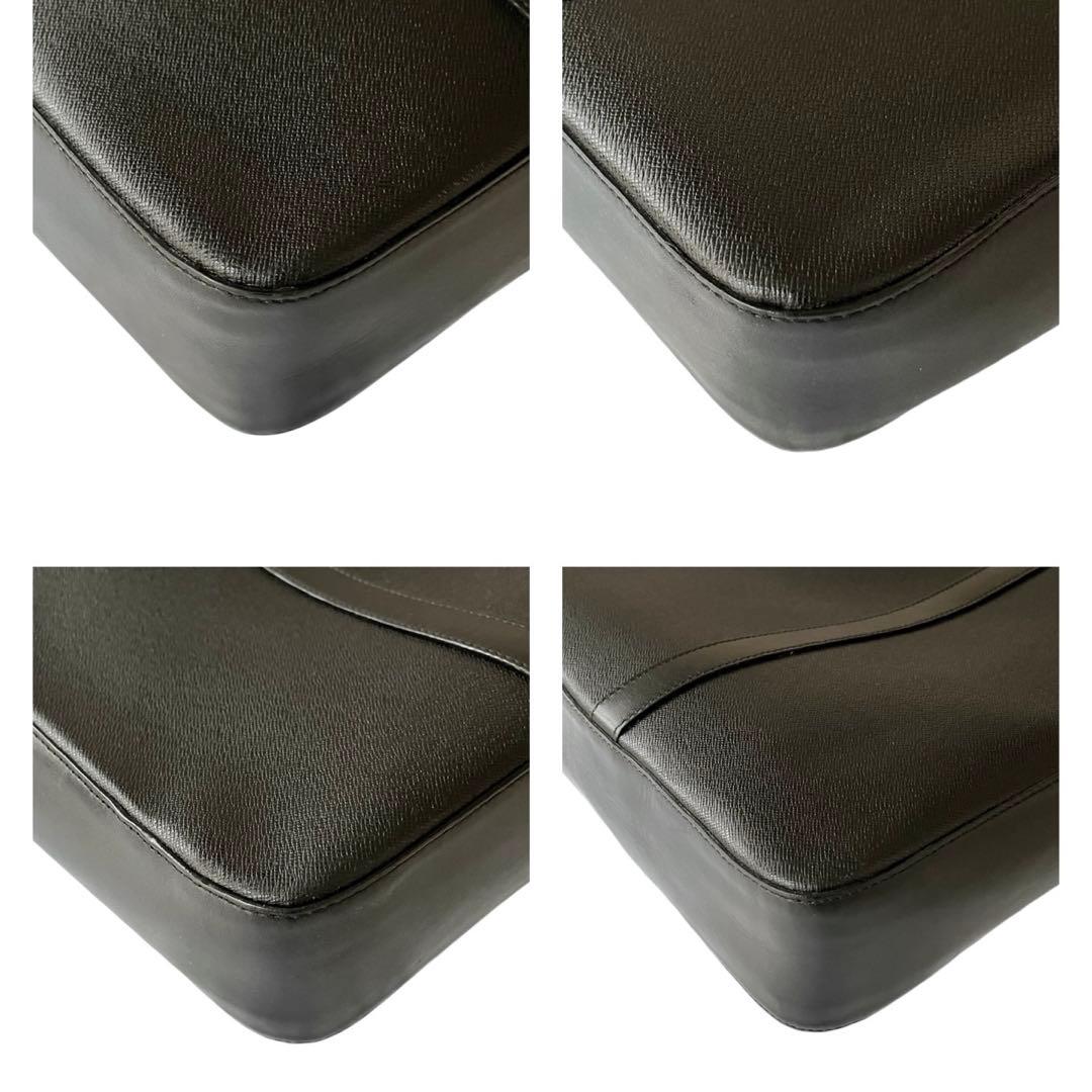 【極美品】◾️LANVIN◾️ビジネスバッグ◾️ブリーフケース◾️レザー◾️ブラック