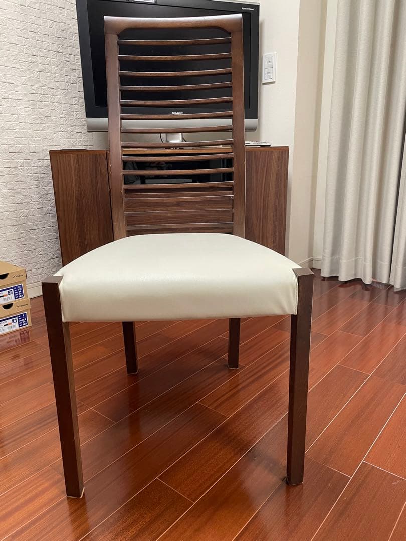 【伊勢原様】ホワイト天板ダイニングテーブルセット