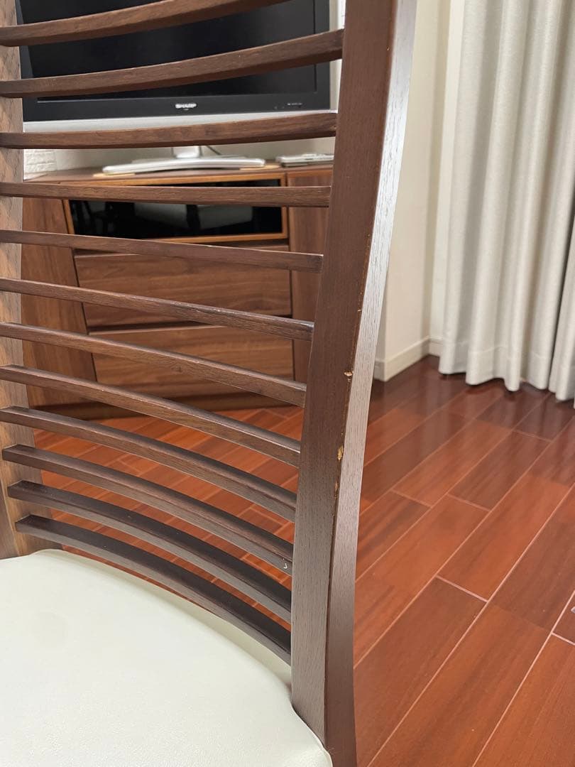 【伊勢原様】ホワイト天板ダイニングテーブルセット