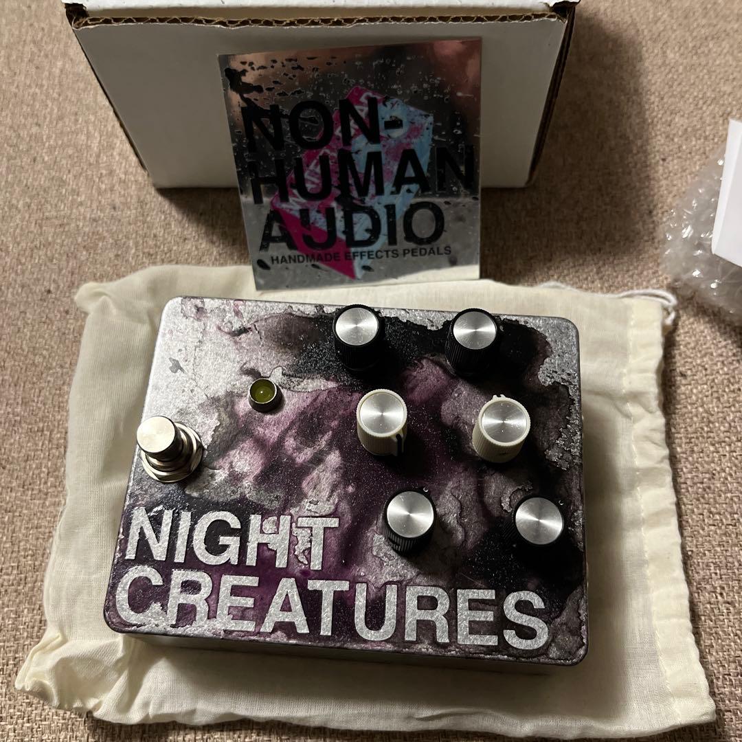 non-human audio NIGHT CREATURES ディレイ
