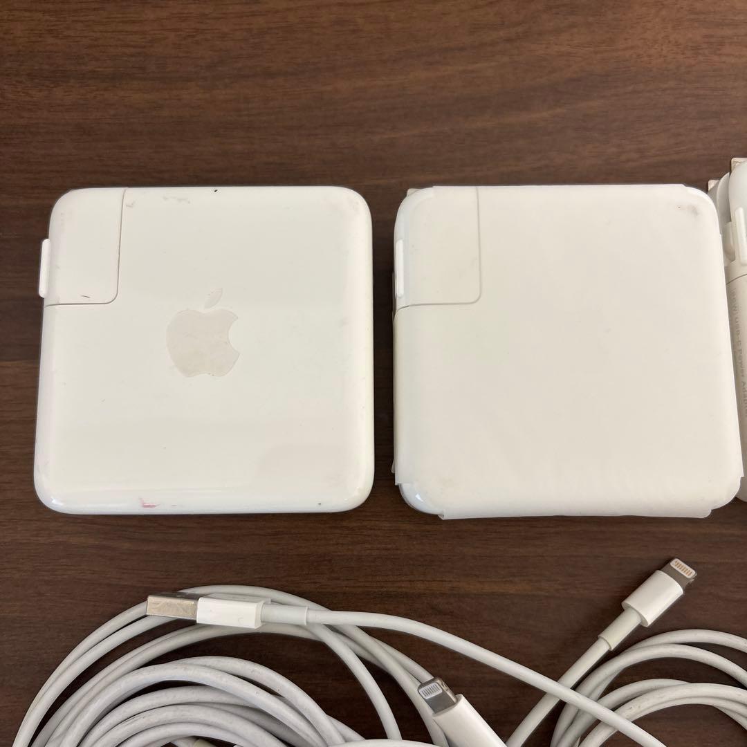 Apple純正、充電器、ケーブルセット、Lightning、タイプC