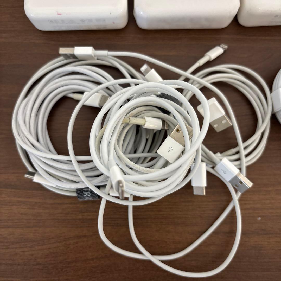 Apple純正、充電器、ケーブルセット、Lightning、タイプC