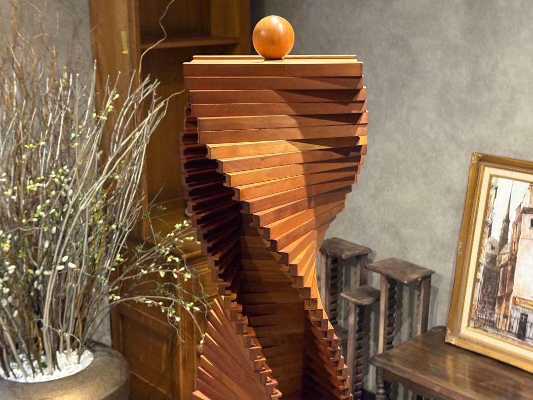 ① Jonny B 回転式CDラック　コレクションケース　ウォールナット　RZ