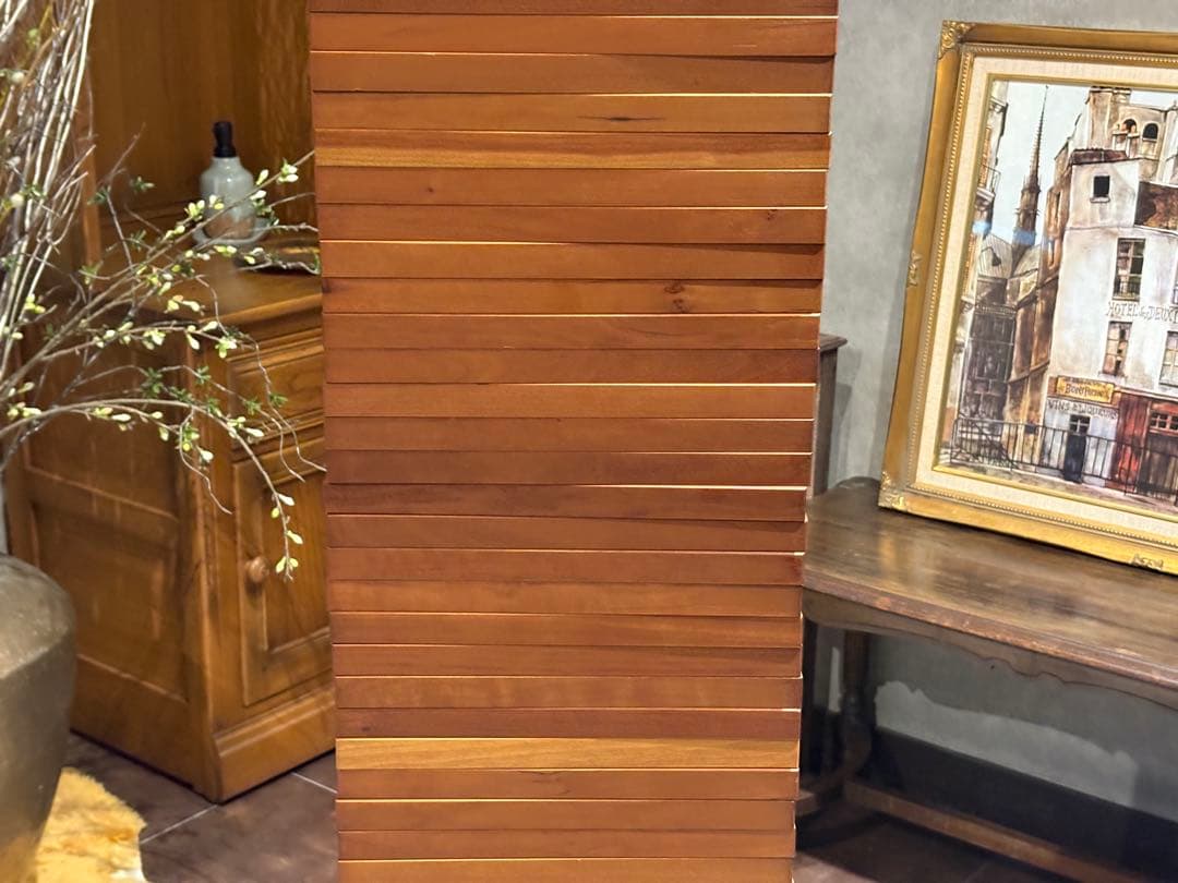 ① Jonny B 回転式CDラック　コレクションケース　ウォールナット　RZ