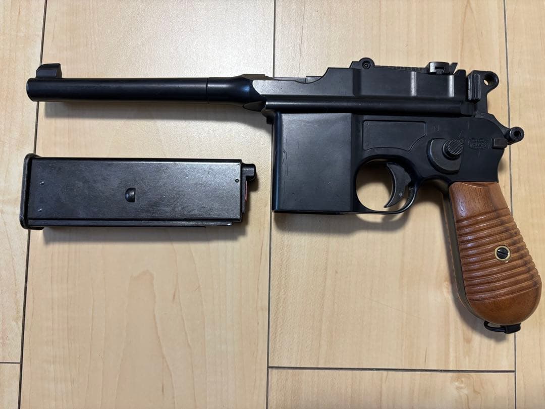 【おまけ付】マルシン MAUSER M712 木製グリップ8mm ガスブロ