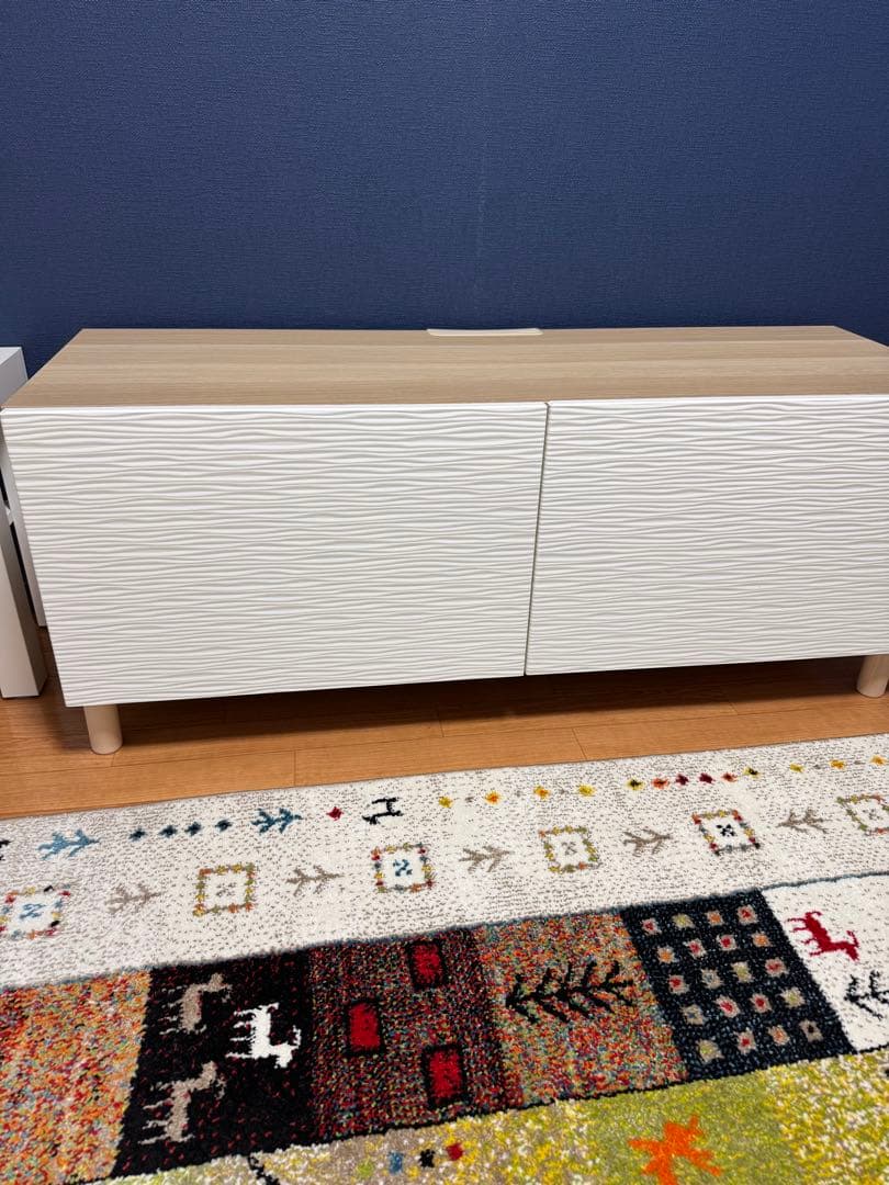 イケア　IKEA ベストー　テレビ台 引き出し付き
