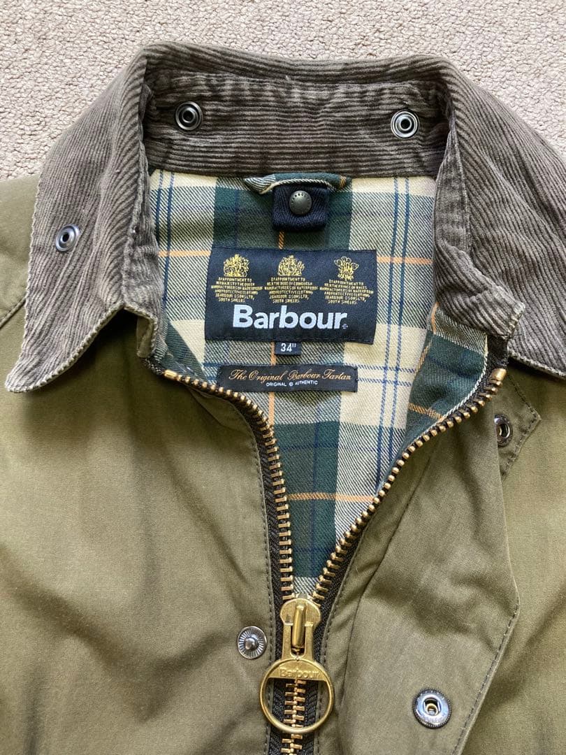 Barbour オイルドジャケット ビデイル 34サイズ