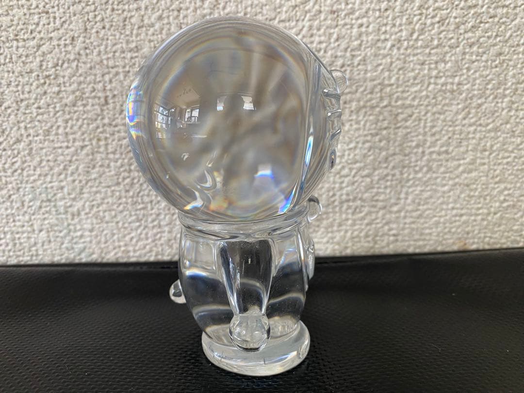 【バカラ×ドラえもん】クリスタルフィギュア 正規品 ガラス置物 インテリアに最適