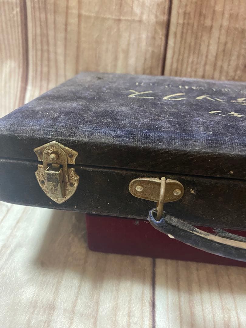 麻雀牌セット　竹牌　昭和レトロ　レア　収納ケース付き