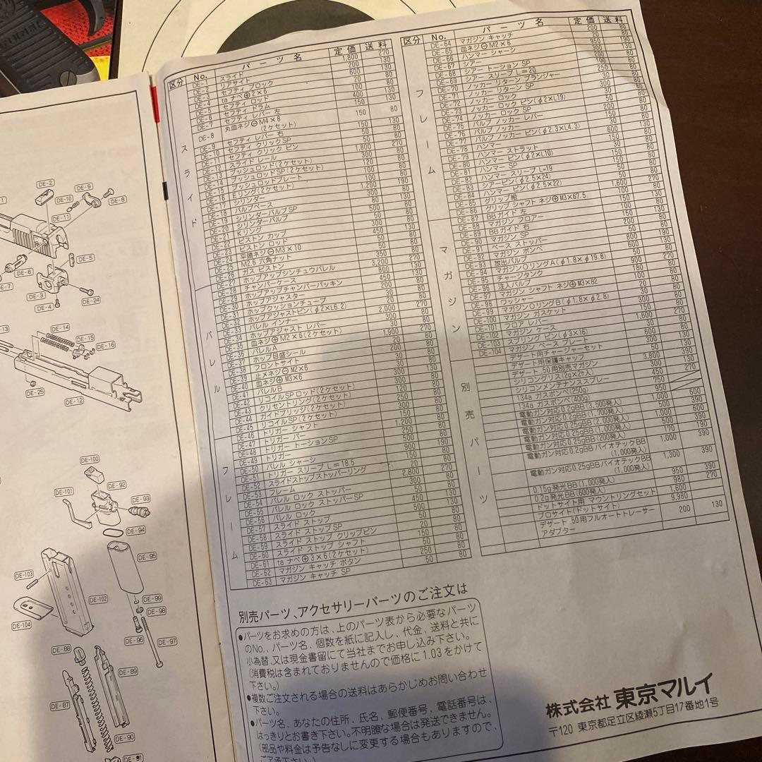 USED 東京マルイ デザートイーグル.50AE ガスブローバック