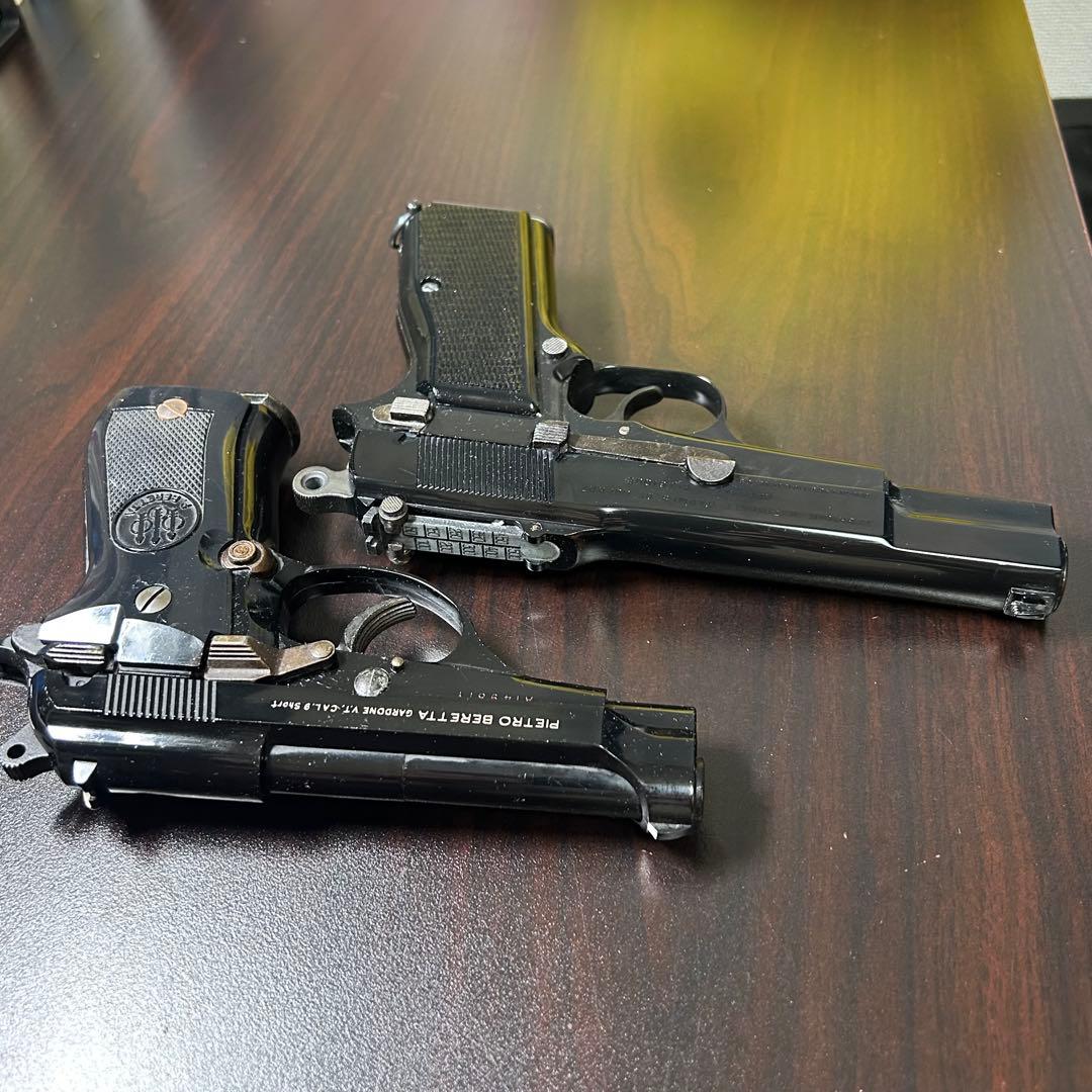 マルシン　ブローニングハイパワー　ベレッタ　モデルガン