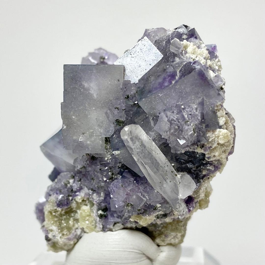 ヤオガンシャン　フローライト　クォーツ　マイカ　鉱物標本　原石　天然石　ストーン