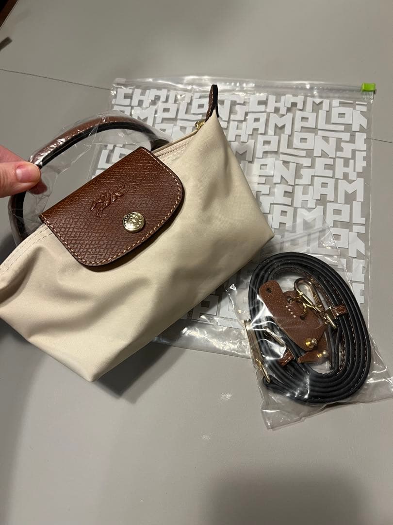 LONGCHAMP ルプリアージュ ポーチ　パピエ