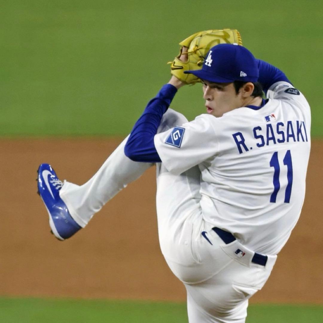 ドジャース 佐々木朗希 2025ワールドシリーズ NIKEユニフォーム 大谷翔平