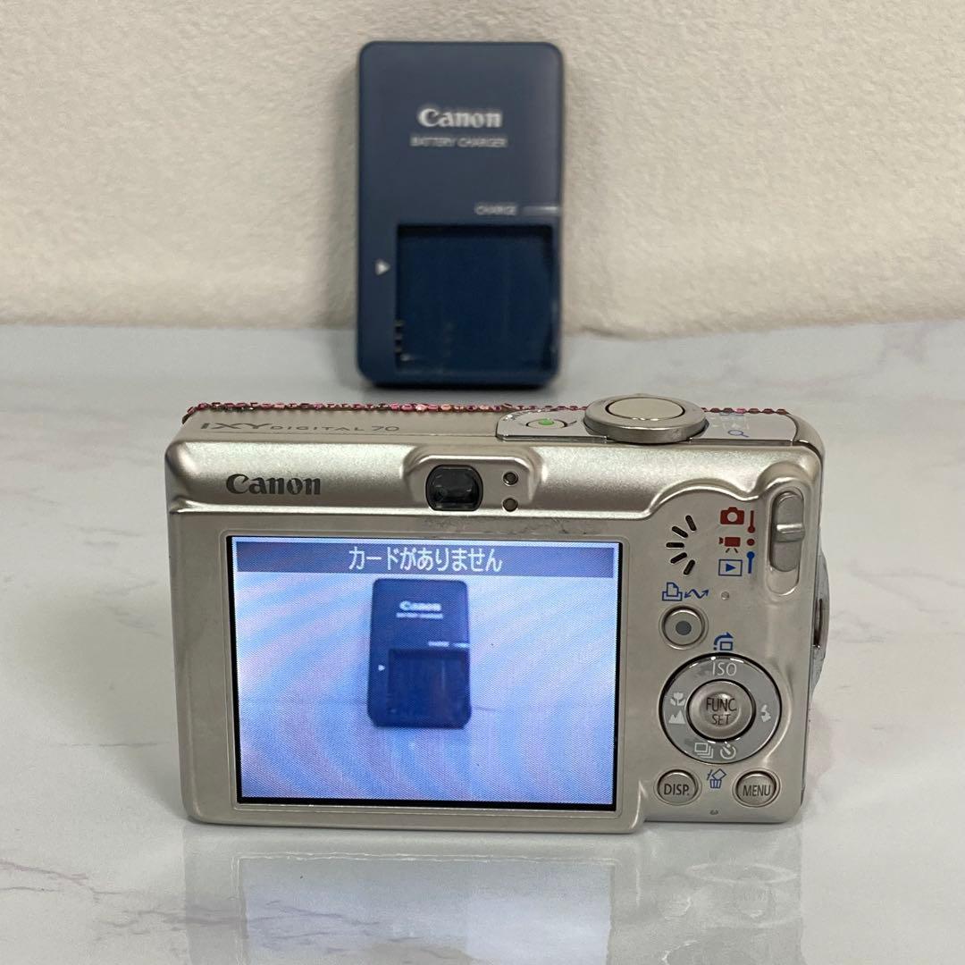 Canon IXY DIGITAL70 コンパクトデジタルカメラ　ラインストーン