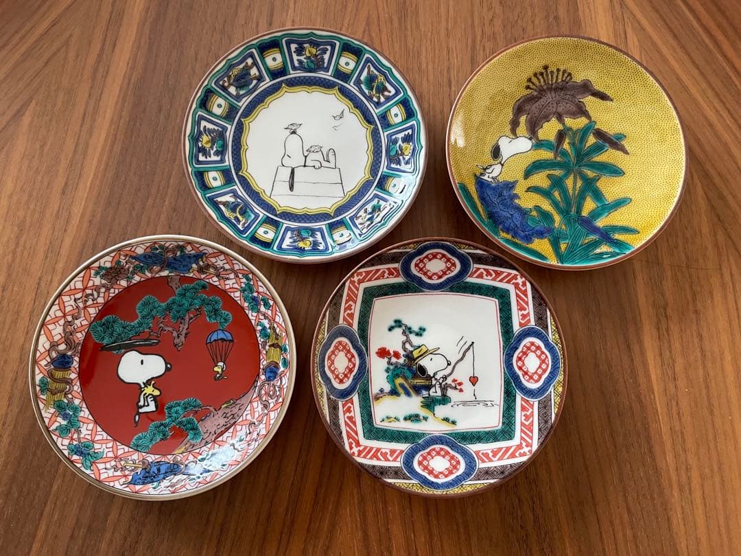 九谷焼　スヌーピー 小皿セット