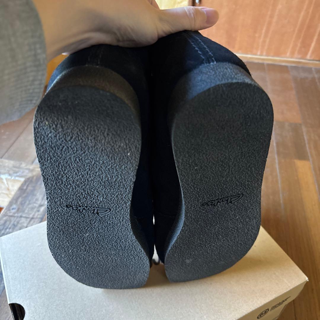 Clarks クラークス ワラビー　WALLABEE EVO BT 26cm 黒