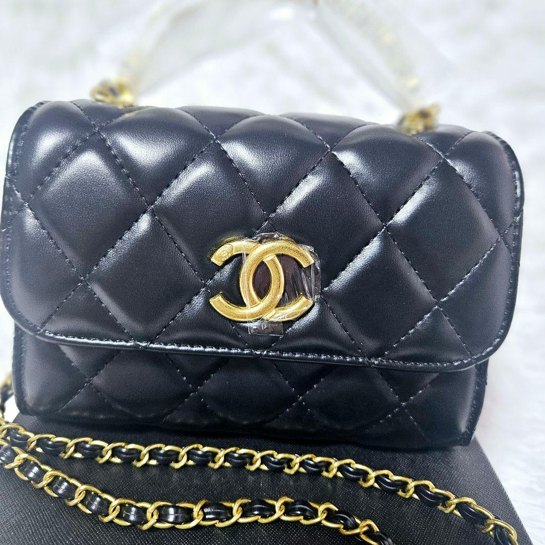 【新品】CHANEL シャネル ハンドル付き ミニショルダーバッグ（ノベルティ）