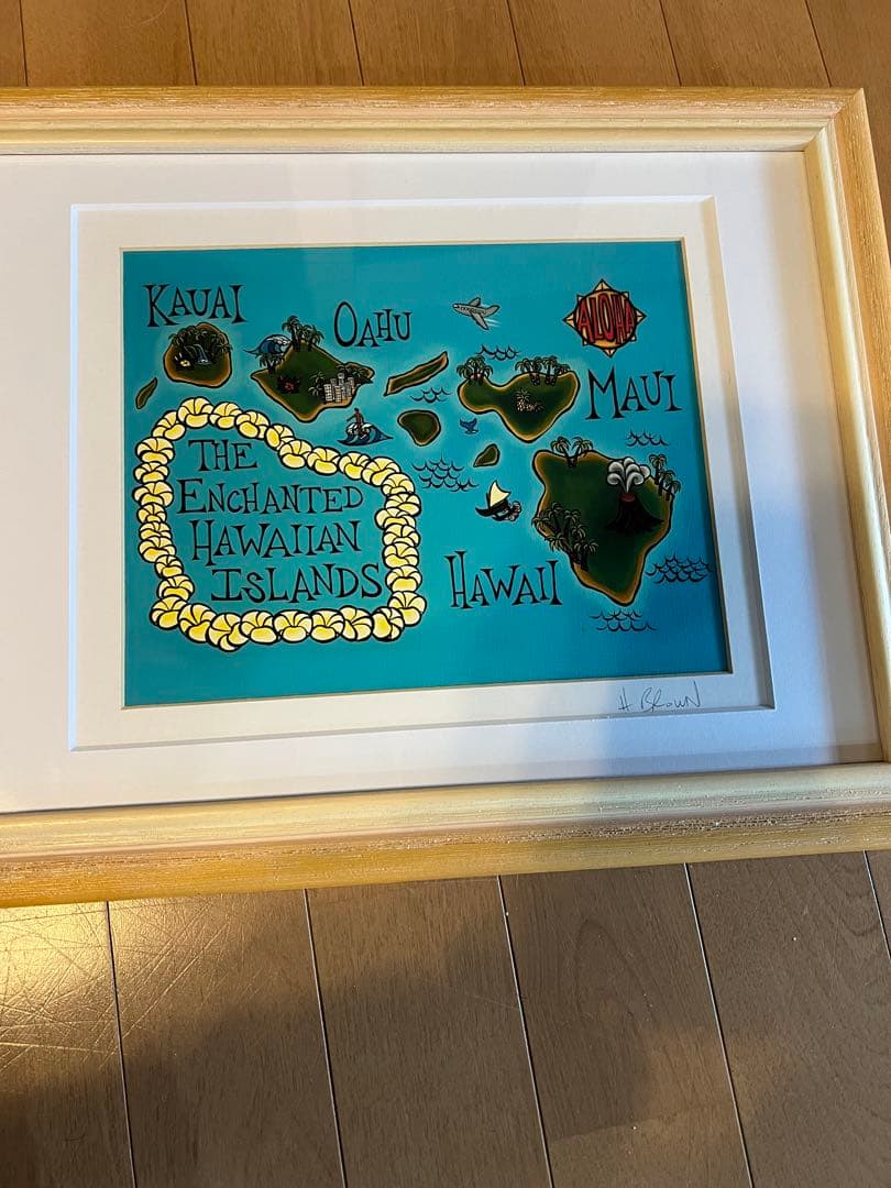 Heatherbrown ヘザーブラウン 絵画 ハワイ購入　セット