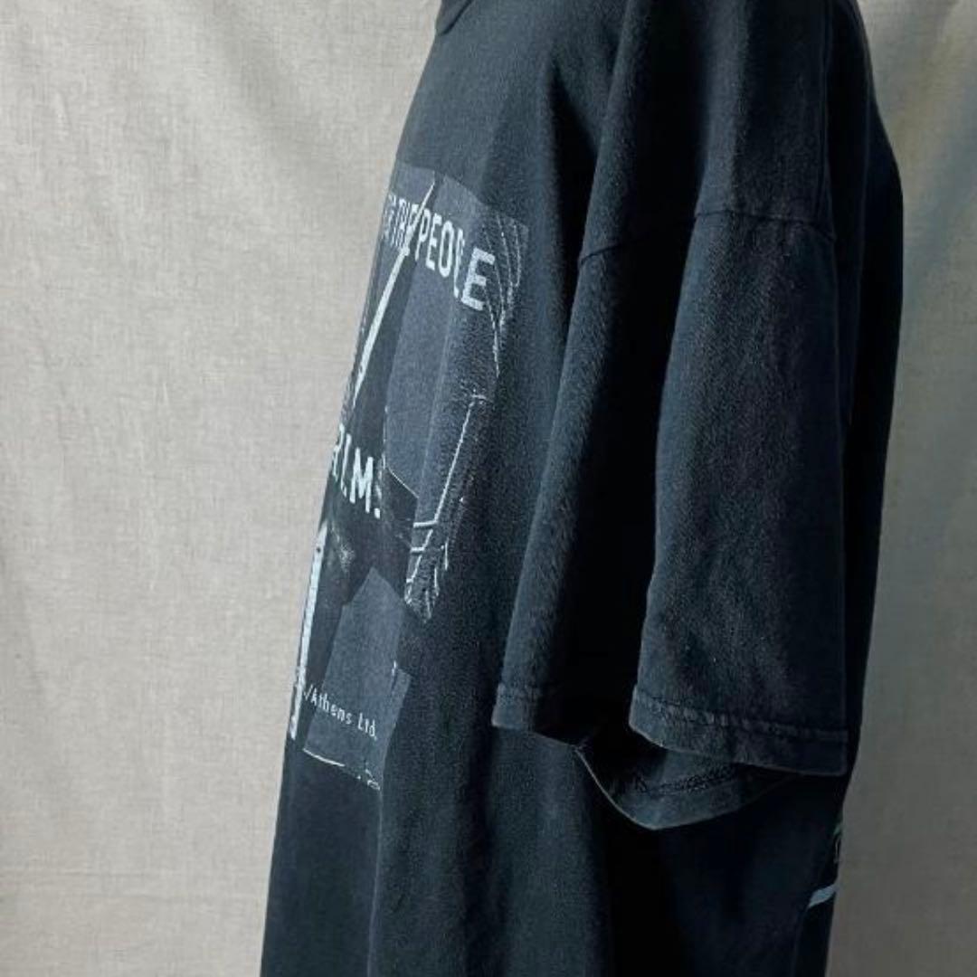 ★90s USA製 ビンテージ R.E.M. 名作 ブラック Tシャツ XL 黒