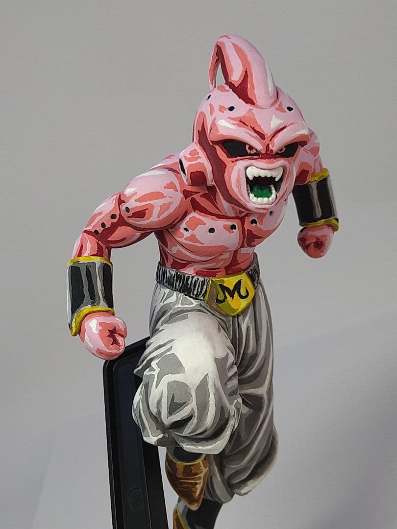 ドラゴンボール スーパーサイヤ人3悟空 魔人ブウ 原画風再塗装品 フィギュア2体