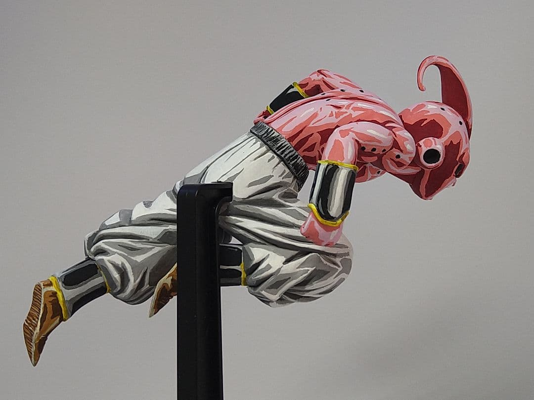 ドラゴンボール スーパーサイヤ人3悟空 魔人ブウ 原画風再塗装品 フィギュア2体