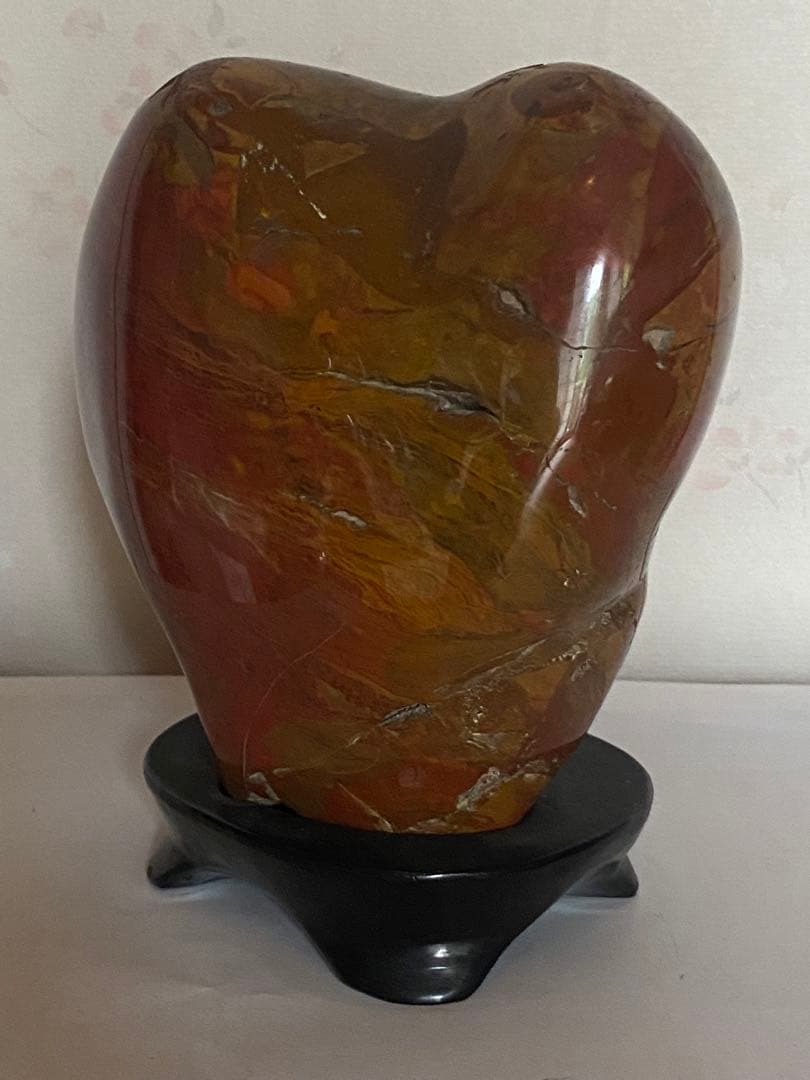 ♦鑑賞石 水石 銘石 赤玉 赤石 ジャスパー 天然石 インテリア 置物 骨董品