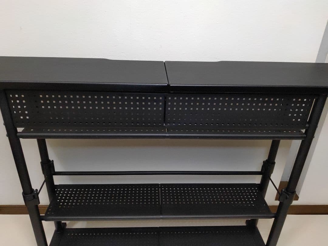 バウヒュッテ　Bauhutte　エクステンションデスク　BHC−1200H−BK