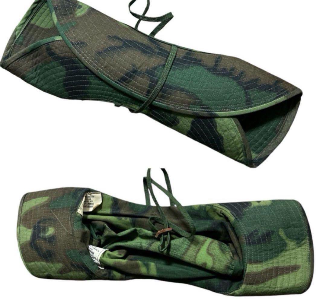 NOS 60s リーフカモ　グリーンリーフカモ ブーニー ERDL 7 1/8