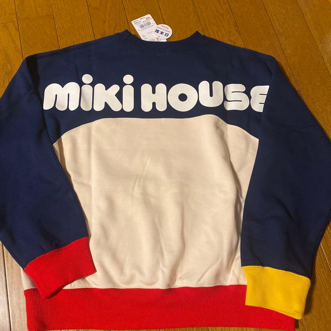 MIKI HOUSE バックロゴトレーナー150センチ