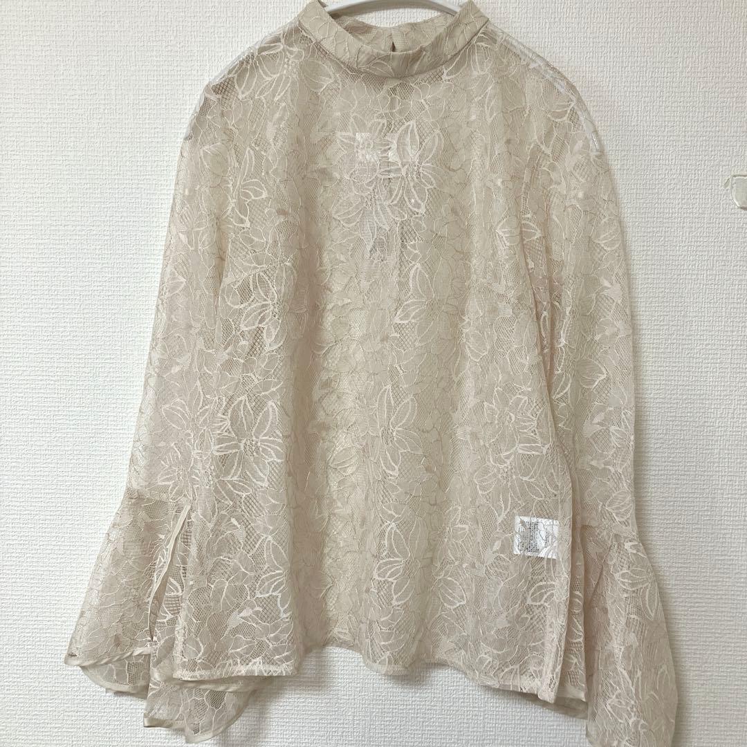 あさこ　新品　カナ　ベルスリーブスリット2wayワンピース