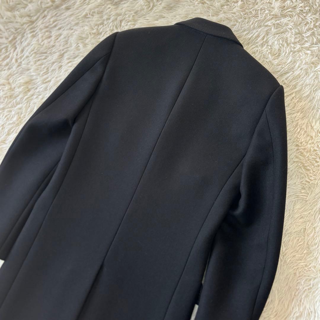 ラルフローレン　チェスターコート　イタリー製　ブラック　36 比翼式