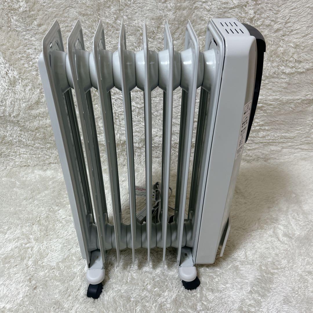【美品】デロンギ オイルヒーター KHD410812-BK 1200W ECO