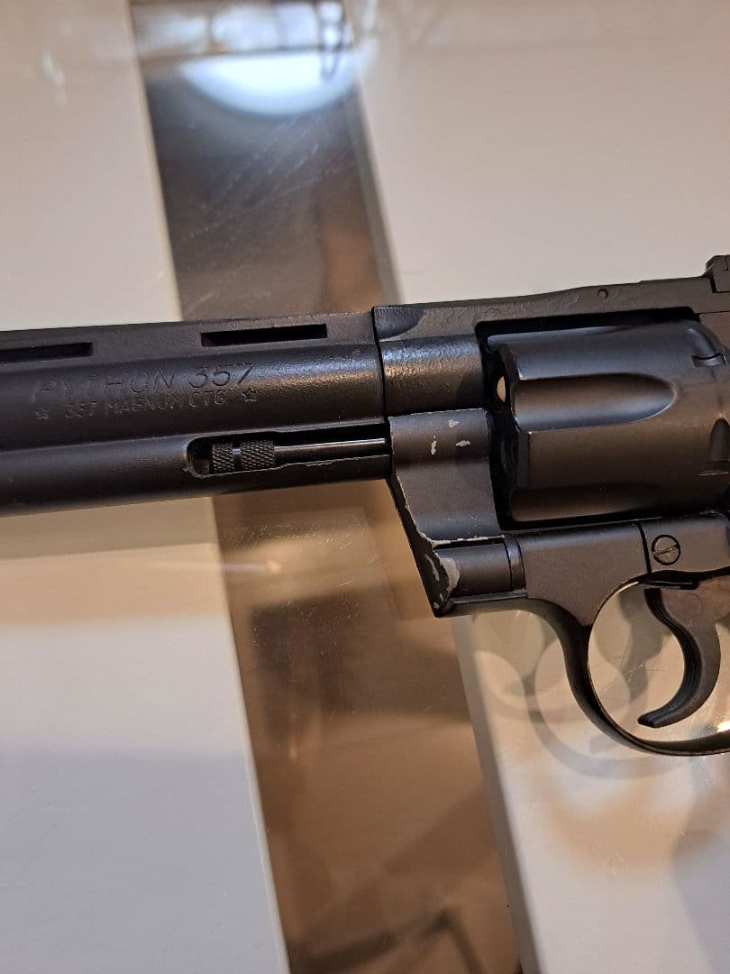 日本製 モデルガン エアガン ブラック リボルバー