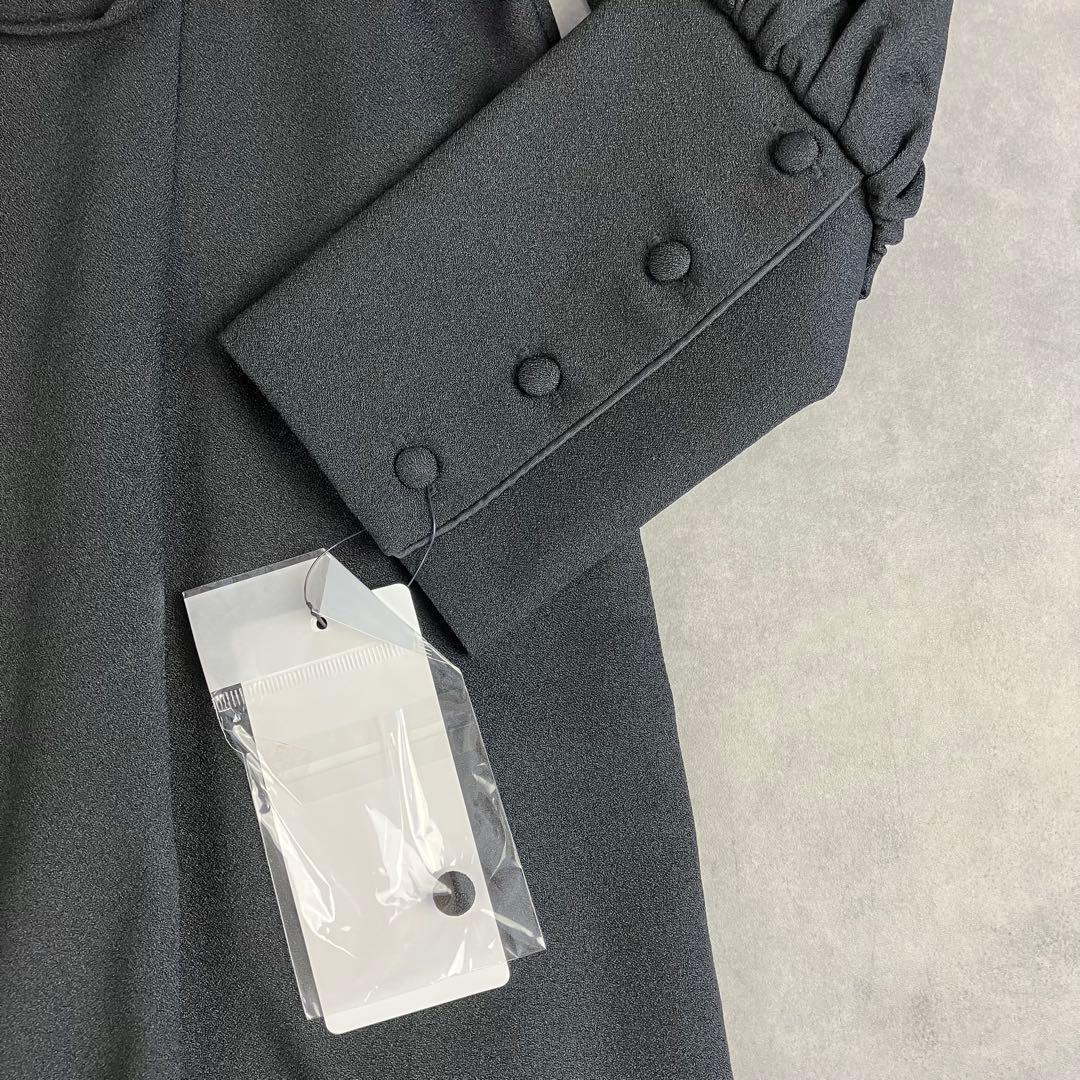 【タグ付き】niana スリーブスリット刺繍レースフレアドレス 結婚式 お呼ばれ