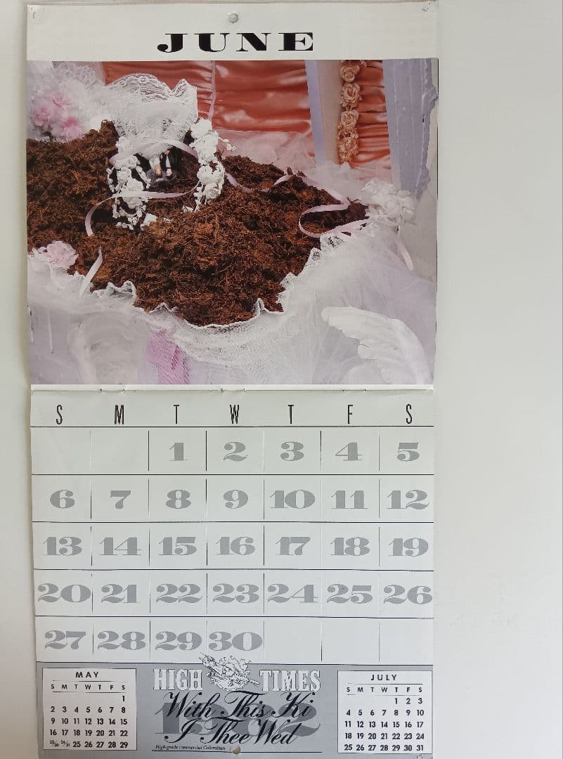 80s/VINTAGE/82年−HIGHT−TIMES/CALENDAR。