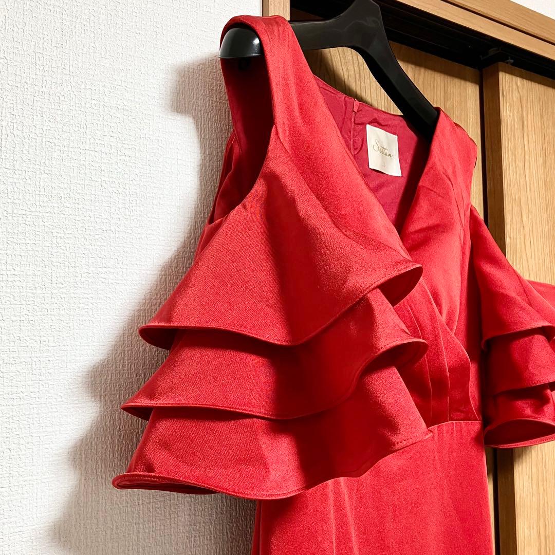 セッタン エルケイ ロングドレス 2 レッド