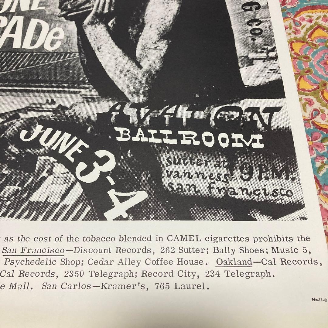 60'sヴィンテージ　ポスター　FAMILY DOG ビートニクス　ヒッピー