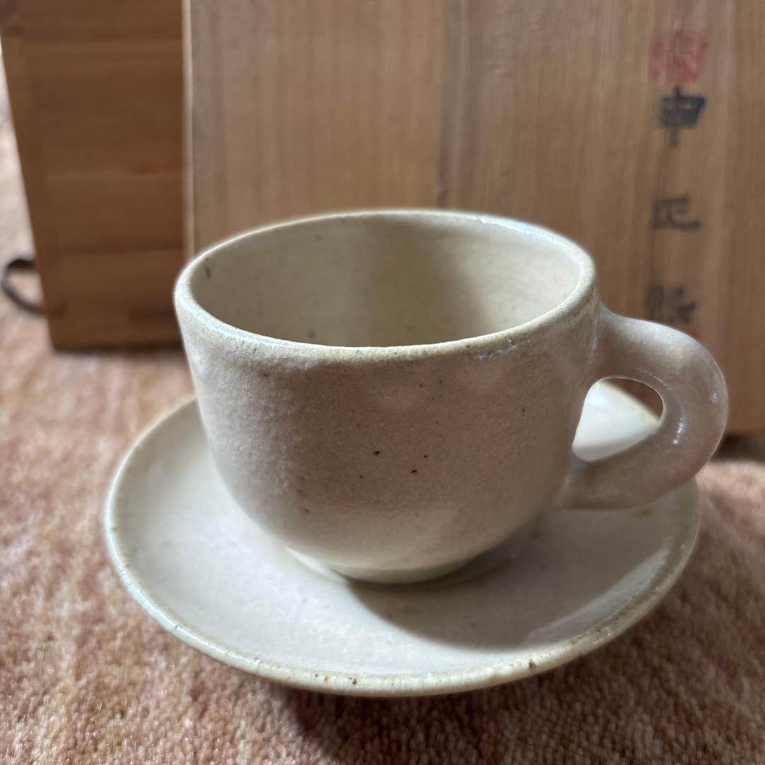 韓国 伝統陶芸家 申正煕　コーヒーカップ共箱
