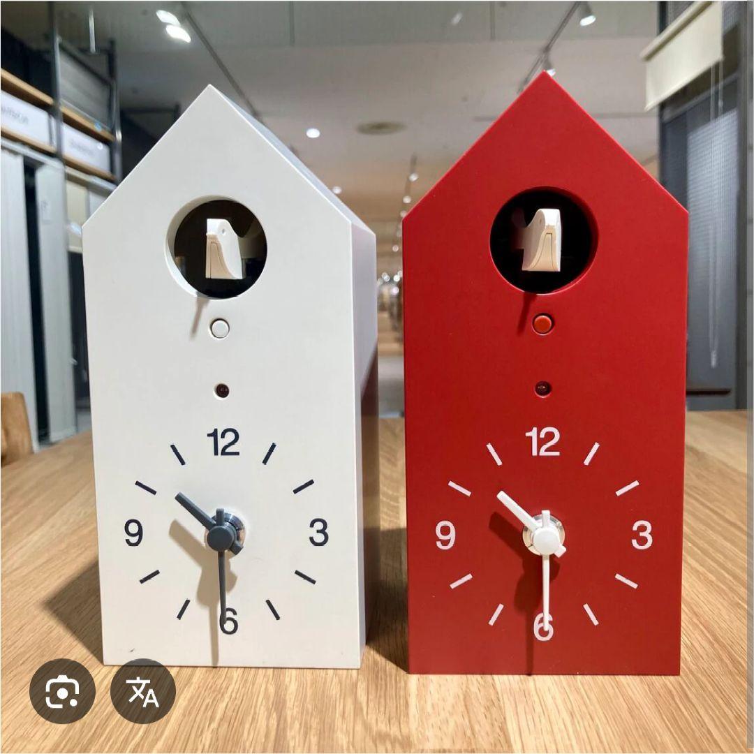無印良品 鳩時計 小サイズ 数量限定 クリスマスカラー レンガ