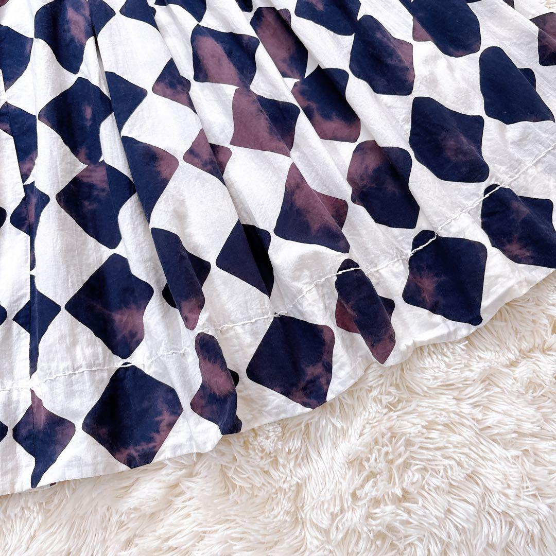 希少☆COMME des GARCONSコムコム ダイヤチェック ひざ丈スカート