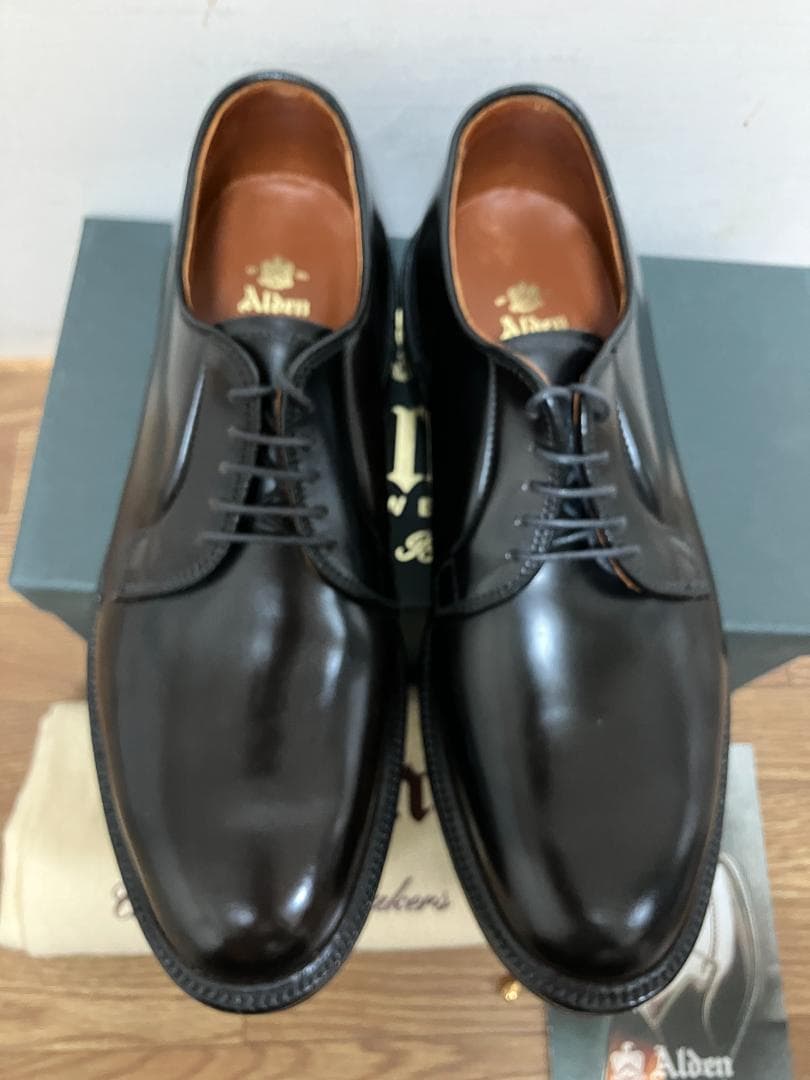 ジャック　ALDEN オールデン 9901 ブラックコードバン US9D