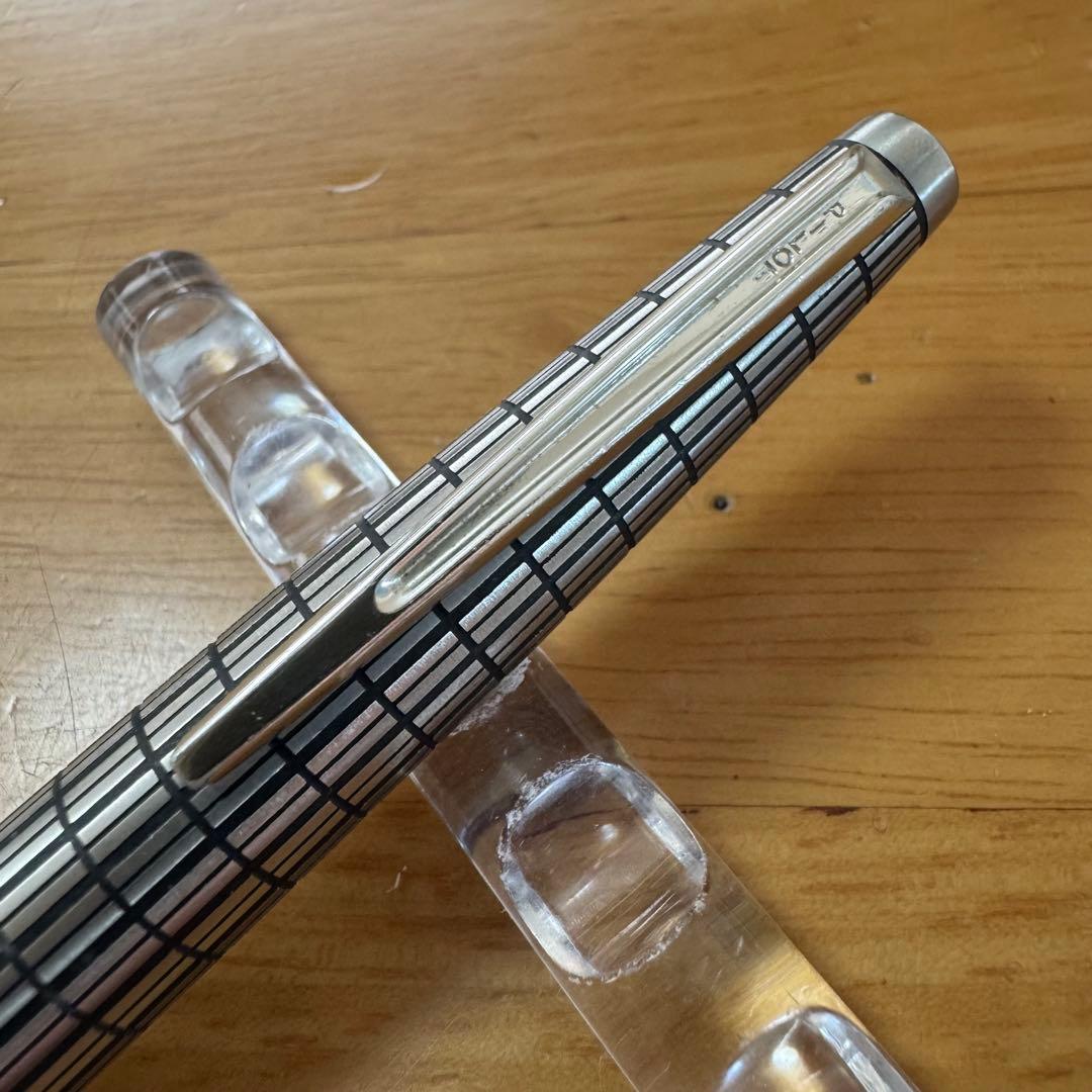 廃盤 パイロット Elite エリート 半格子 万年筆 18K 750 F 蝕刻