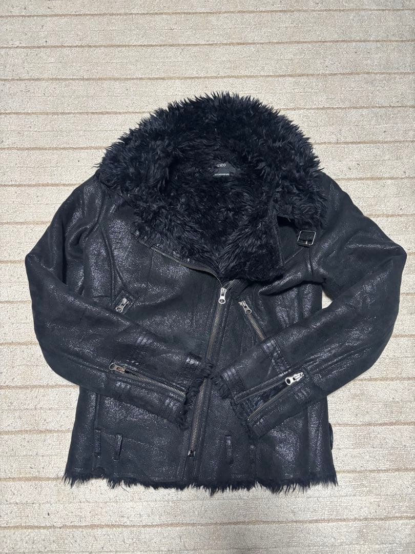 coated fur jacket 平成 お兄系 y2k vkei
