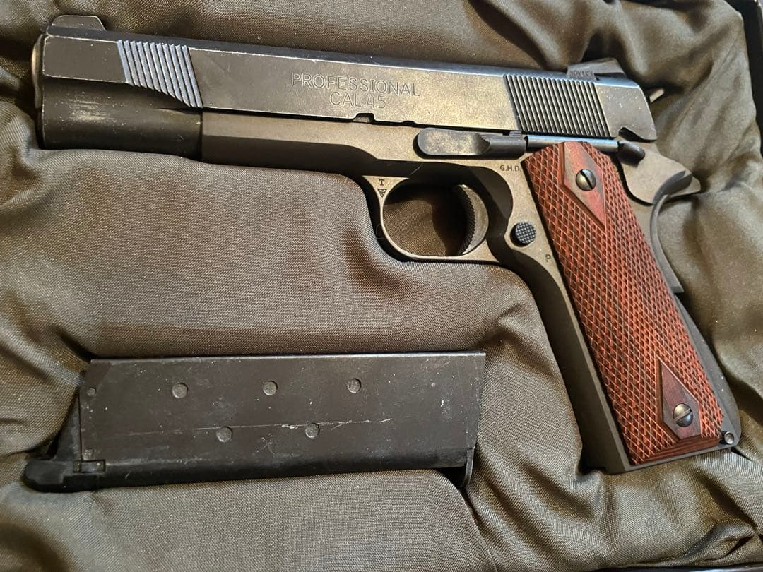 東京マルイm1911a1カスタム。ダメージ塗装