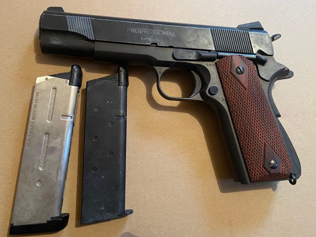 東京マルイm1911a1カスタム。ダメージ塗装