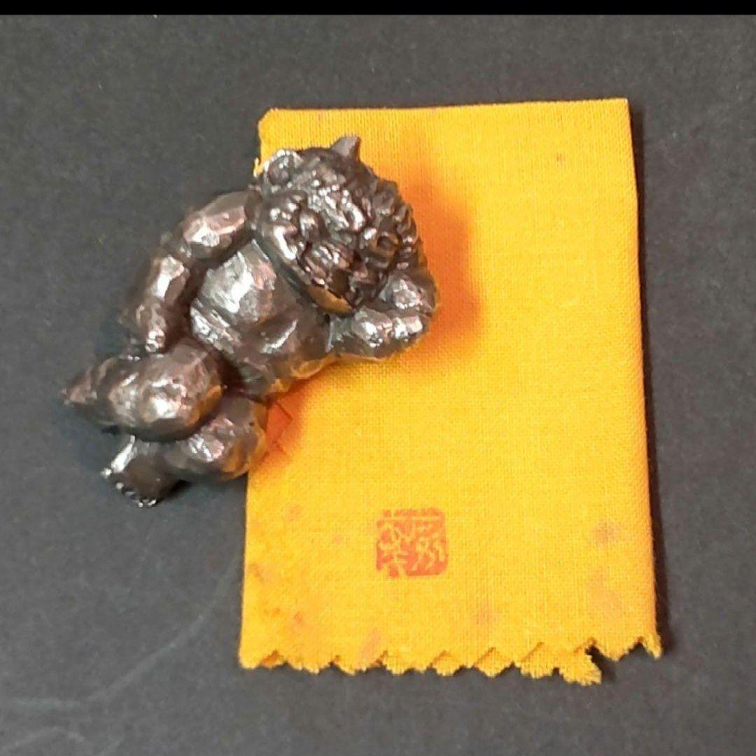 81Z353絵画 野村たかあき 根付 純銀 版画 彫刻 置物