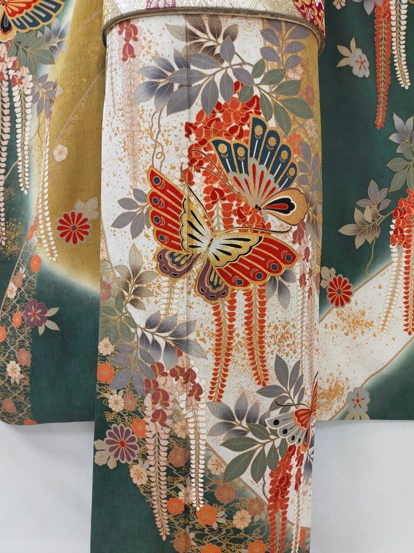 ルルさま　美品　正絹　京友禅振袖　3点セット